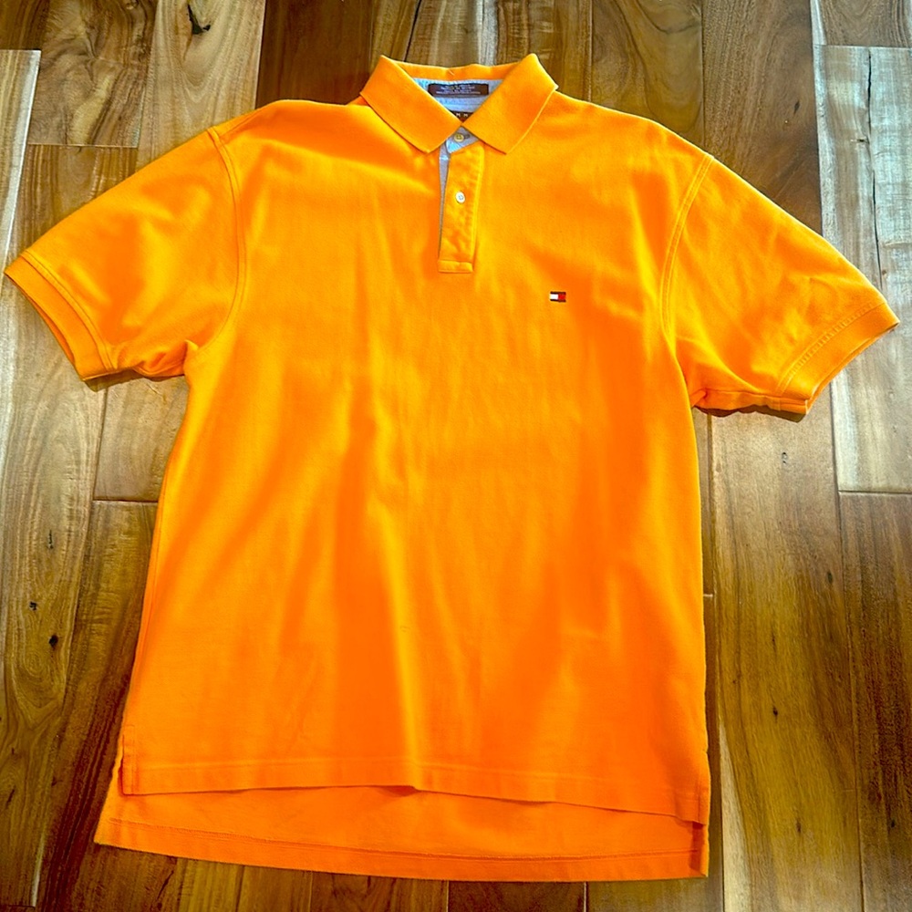 Men’s Tommy Hilfiger Orange Polo Shirt